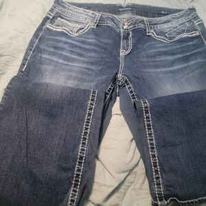 Vigoss Women's Dark Blue Boot Cut Jeans